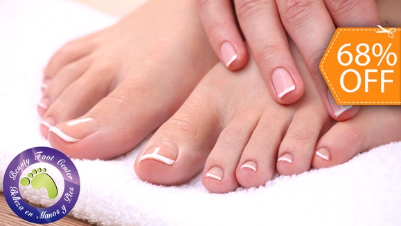 [Imagen:¡Paga $9 en lugar de $28 por Pedicure Clínico + Manicure Clínico + Exfoliante + Masaje + Esmaltado en Manos y Pies!]