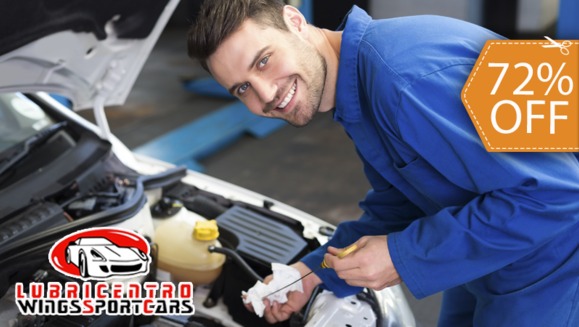 [Imagen:¡Paga $29 en vez de $103 por Cambio de Aceite Valvoline (1 Galón) + Filtro de Aceite + Alineado y Rotación de Llantas + Limpieza y Regulación de Frenos + Check Engine + Limpieza de Bornes + Calibración de Bujías y Más!]
