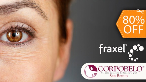 [Imagen:¡Paga $99 en lugar de $485 por 1 Sesión de Láser FRAXEL para Reducción Extrema de Arrugas en Contorno de Ojos + 1 Facial de Hidratación Profunda!]