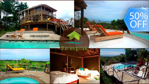 [Imagen:¡Estadía Paradisíaca en el Caribe! ¡Paga Q260 en vez de Q520 por Estadía para 2 Adultos y hasta 2 Niños en Cabaña Petit o Safari con A/C y TV + Uso de Instalaciones (Piscinas Naturales, Playa Privada, Jacuzzi y Más) en Punta de Palma!]