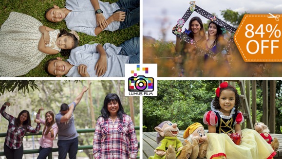 [Imagen:¡Paga $20 en lugar de $125 por Sesión Fotográfica Profesional en Estudio o Exterior Hasta para 6 Personas + 10 Impresiones 4 x 6 + CD Personalizado con las 30 Mejores Fotografías!]