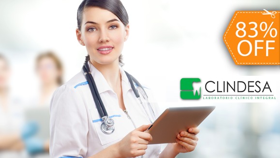 [Imagen:¡Paga $25 en lugar de $144 por 16 Exámenes de Laboratorio para Evaluación de Glucosa, Triglicéridos, Colesterol, Riñones, Hígado, Vías Urinarias, Helicobacter Pylory y Más!]
