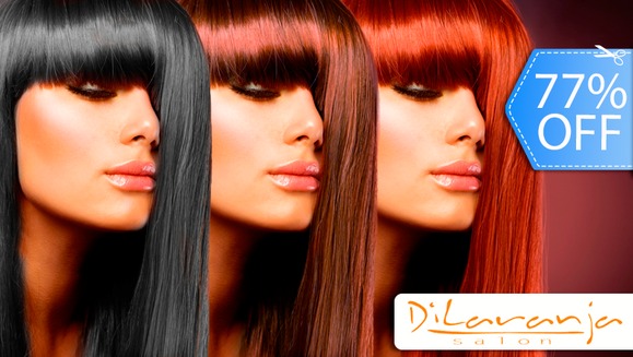 [Imagen:¡Sin Restricción de Largo o Volumen! ¡Paga Q89 en lugar de Q385 por Tinte Completo o Mechas + Corte de Puntas + Esmalte en Manos + Planchado!]