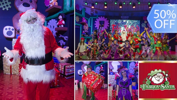 [Imagen:¡Paga Q250 en lugar de Q500 por 2 Entradas VIP para el Musical Internacional “La Fábrica de Santa” en Paseo Cayalá en Función a Elección!]