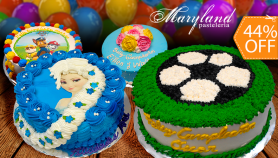 Maryland Pastelería | Pastel de 40 Porciones Decorado co...