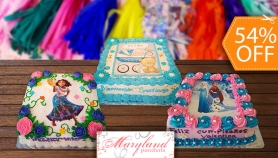 Maryland Pastelería | Pastel Cuadrado de 60 Porciones De...