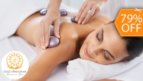 [Imagen:Masaje Relajante con Piedras de Sal del Himalaya + Yoga Facial y Más]