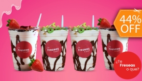 [Image: 4 Vasos de Fresa y Banano con Crema y Nutella  + 2 Toppings Para Cada Unom]