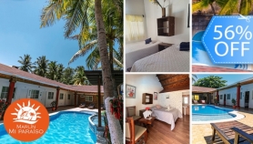 [Image: ¡Escapada hasta para 4 Personas a Monterrico! Habitación con A/C, Playa, Piscina y Más.m]
