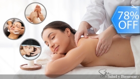 [Image: Masaje con Drenaje Linfático + Reflexología Podal + Masaje Cráneo Facialm]