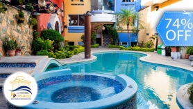 [Image: ¡Día de Relax para 2! Piscina, Sauna o Temazcal, Masajes, Tacos y Bebidasm]