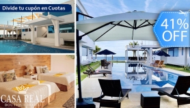 [Image: ¡Casa Real Boutique Monterrico! Estadía Para Hasta 4 Personas, 2 Desayunos, Playa Privada, Piscina y Másm]