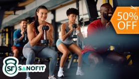 [Image: Sanofit: 16 Clases de Entrenamiento Semipersonalizado + Evaluaciónm]