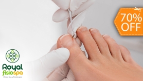 [Image: Pedicure Clínico + Evaluación Podológica + 60% OFF por 1 Extracción de Uñerom]