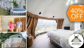 [Image: ¡Descanso en Pareja! Estadía Glamping Para 2 Personas en Domo de Lujom]