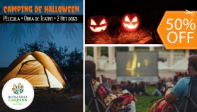 [Image: ¡Noche de Terror en Buena Vista Garden (1 Noviembre)! Camping al Aire Libre para 2 + Película + Show de Terror + 2 Hot Dogs y Másm]