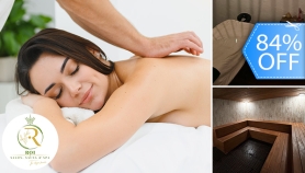 [Image: ¡Día de Spa Solo Para Ti! Masaje + Sauna + Área de Billar + Bebida Fríam]