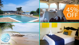 [Image: 1 Noche para 3 Personas en Playa Torola, La Unión + 3 Desayunosm]