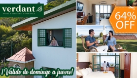 [Image: Verdant Hotel: 1 Noche para 2 Personas + 2 Desayunos a La Carta ¡Válido de Domingo a Jueves!m]