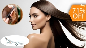 [Image: Tratamiento Capilar de Hidratación o Fortalecimiento de Cabello + Corte de Puntasm]