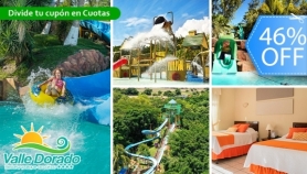 [Image: Valle Dorado: Estadía para 2 Personas + Ingreso al Parque Acuático y Másm]