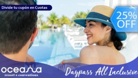 [Image: Oceana Resort Day Pass All Inclusive Desayuno, Almuerzo, Snacks y Bebidas Ilimitadas! ¡Solo 50 Cupones!m]