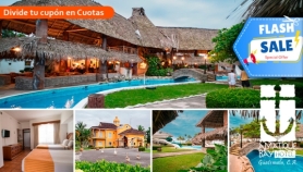 [Image: ¡FLASH SALE! ¡Estadía Para 2 Adultos y Hasta 2 Niños en el Caribe! Habitaciones con A/C, Playa Privada, Piscinas, Canchas y Másm]