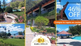 [Image: Bahía Atitlán: Estadía de 1 Noche + Habitación Doble + Piscina, Playa y Másm]