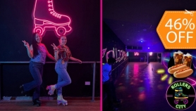 [Image: 30 Minutos de Patinaje para 2 + Patines + 2 Hot Dogs + 2 Tés Heladosm]