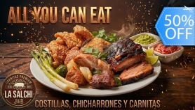 [Image: All You Can Eat de Exquisitas Delicias: Chicharrones, Carnitas, Costillas, Tacos, Postres y Másm]