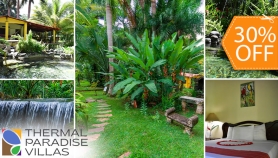 [Image: Estadía de 1 Noche Hasta Para 6 Personas en Thermal Paradise Villas, Sonsonate ¡Solo 18 Cupones Disponibles!m]