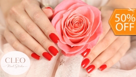 [Image: Técnica Soft Gel o Rubber + Manicure Express + Esmaltado Permanente OPI o Gelish + Brillo Permanentem]