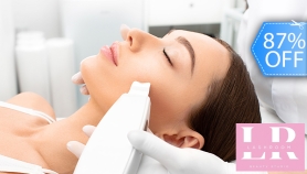 [Image: Limpieza Profunda con Hydrafacial: Espátula Ultrasónica, Martillo Frío Estimulante Antiinflamatorio, Máscara LED y Másm]