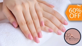 [Image: Alarga tus Uñas con la Técnica Soft Gel + Manicure Express + Aplicación de Esmalte + Brillo Permanentem]