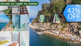 [Image: Estadía de 3 Días y 2 Noches para 2 en Cabaña Frente al Lago de Atitlán + 4 Desayunos + Kayaks y Másm]