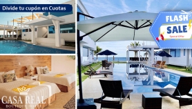 [Image: ¡FLASH SALE en Casa Real Boutique Monterrico! Estadía Para Hasta 4 Personas, Playa Privada, Piscina y Másm]