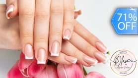 [Image: Set de Uñas Acrílicas Baby Boomer, French o Milky + Manicura Rusam]